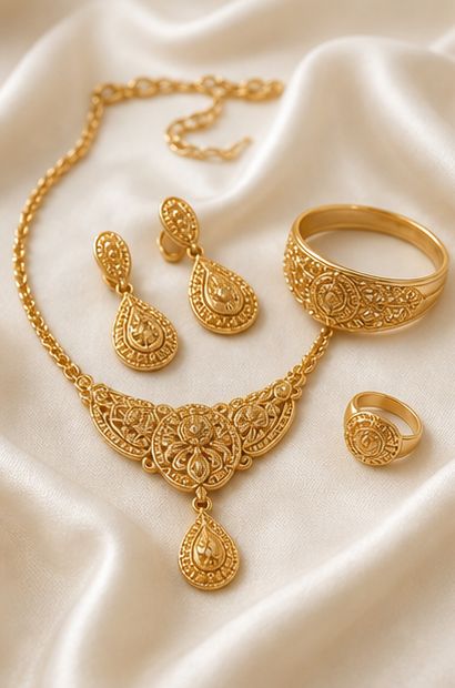 Démo · Parure henné dorée