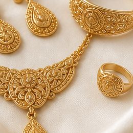 Démo · Parure henné dorée