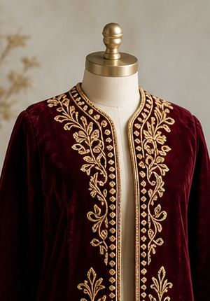 Démo · Karakou velours brodé