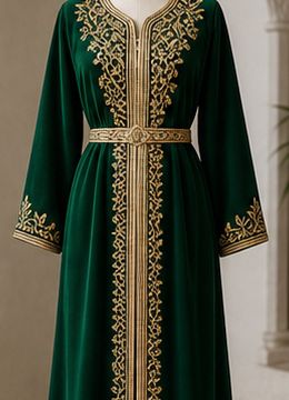 Démo · Caftan vert émeraude