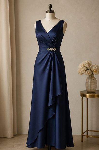 Démo · Robe de soirée satin